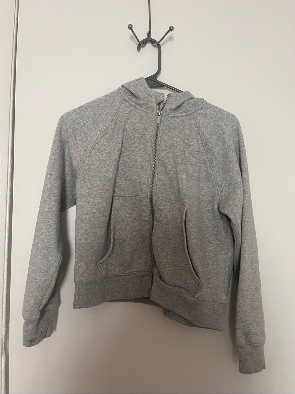 all in motion Heather Gray Full-Zip Teddy Jacket